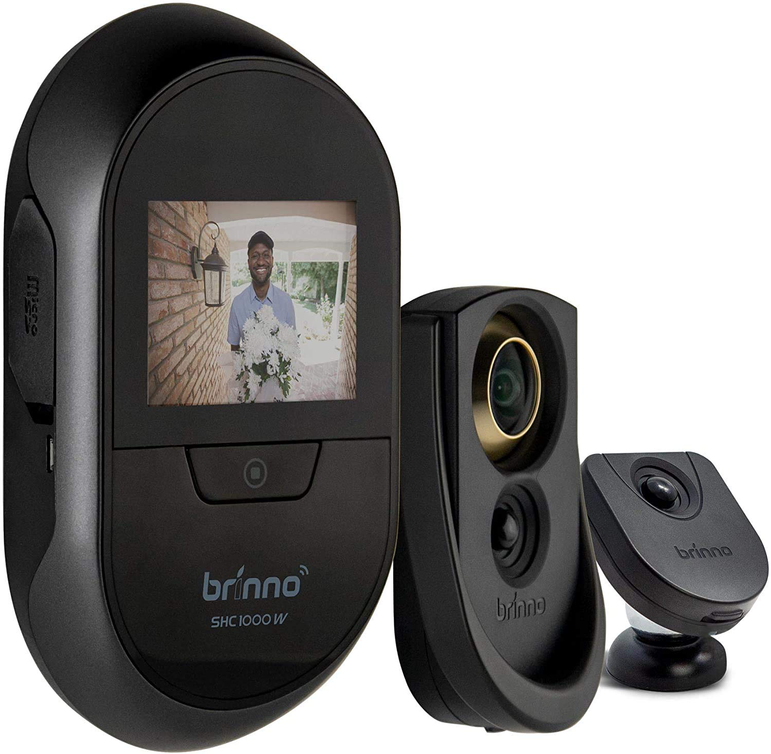 OB Brinno SHC1000W Duo Front Door Peephole Camera - Smart Home