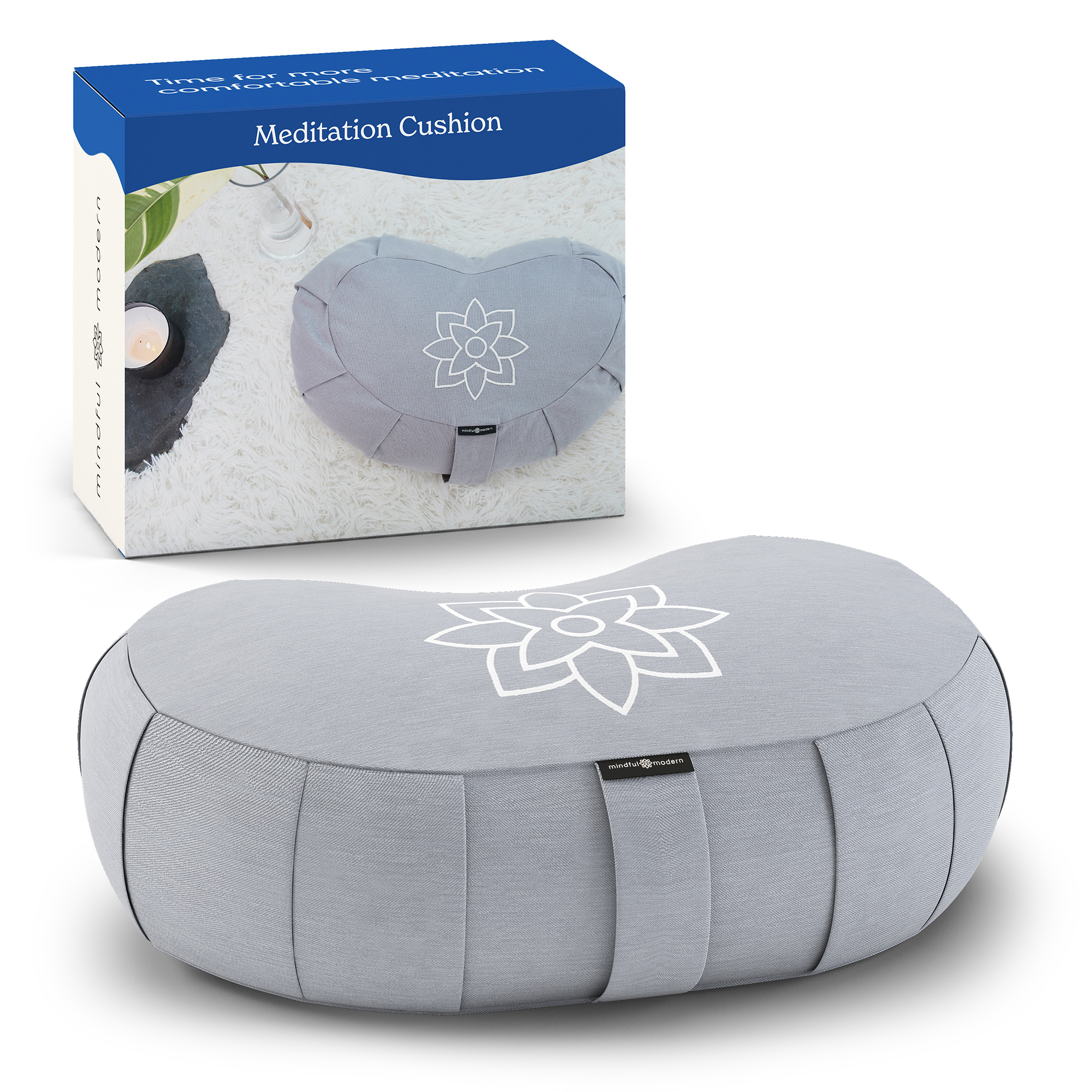 Half moon outlet meditation pillow